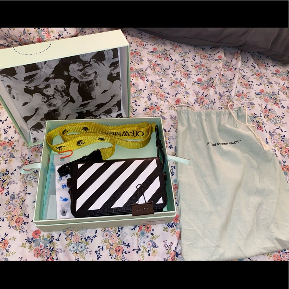 OFF-WHITE FLAP BAG